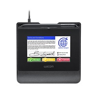 Wacom STU-540 - Terminal de firma con display LCD - 10.8 x 6.5 cm - electromagnético - cableado - USB, serial - negro