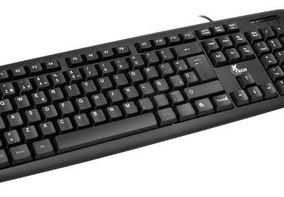 Xtech - Keyboard - Wired - Spanish - USB - Black - Standard XTK-092S