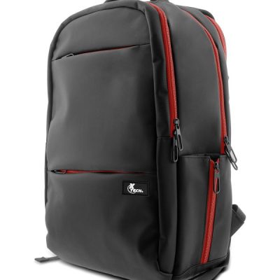 Xtech Insurgent XTB-507 Mochila para laptop 16.5” y accesorios de videojuegos - Nylon durable - Gaming - Color Negro y Rojo - Bolsillo Antirrobo - Panel posterior acolchado con tecnología de ventilación Airflow