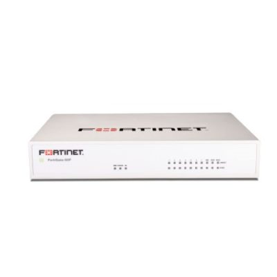 Fortinet FortiGate 60F - Aparato de seguridad - con 1 año de protección 24/7 FortiCare y Forticare Unified (UTM) - 10GbE - escritorio