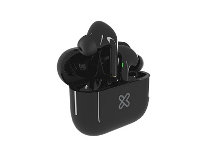 Klip Xtreme - KTE-050BK - True wireless earphones - Para Home audio / Para Portable electronics / Para Tablet / Para Cellular phone - Wireless - Touch - 37Hrs Black