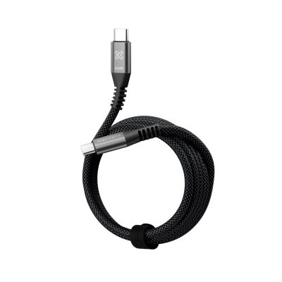 Klip Xtreme - USB cable - 24 pin USB-C - 1.8 m - Black - 240W Braided Fast Charging