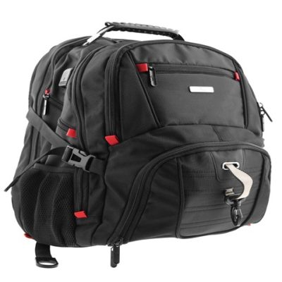 Xtech - Notebook carrying backpack - 17" - Black - Gaming Battlestash XTB-508