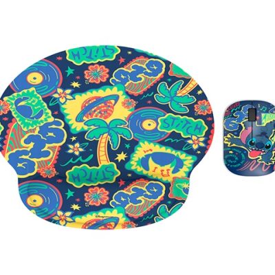 Xtech - XTM-DKT1ST - Mouse and mouse pad kit - 2.4 GHz - Wireless - Stitch KT1ST - Disney Stitch