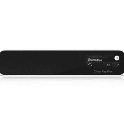Ubiquiti Cloud Key SSD Minio servidor Unifi Controller - Material de la carcasa: Aluminio anodizado Hardware – Procesador: Chip basado en Arm® Cortex-A53® de ocho núcleos - Interfaz de gestión: Ethernet Bluetooth Interfaz de red (1) puerto GbE RJ45 – Memoria: 32GB eMMC 3 GB RAM - Capacidad de SSD: SSD SATA de 2,5" y 1 TB (actualizable por el usuario*) *CloudKey+ solo admite unidades que pueden funcionar con alimentación de 5 V. Las unidades que requieren alimentación adicional no son compatibles