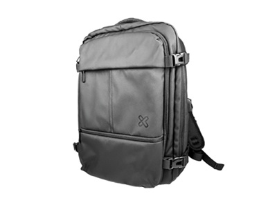 Klip Xtreme - Notebook carrying backpack - 17" - Polyester - Black - Travel Water resistant