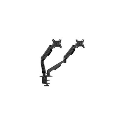 Klip Xtreme - Desktop to monitor mounting kit - Dual - Spring - 13-32in