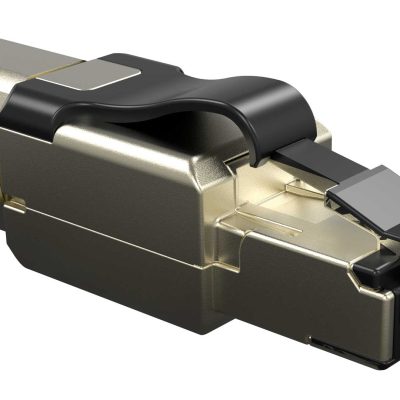 CONECTOR RJ45 MACHO DE CAMPO CAT.6 INDUSTRIAL BLINDADO T568A