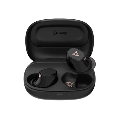 Poly Voyager Free 20 Black Earbuds +Basic Charge Case