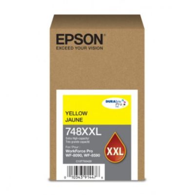 Cartuchos de Tinta Epson Yellow T748XXL420-AL para WorkForce WF-6090/WF-6590 (7.000 páginas)