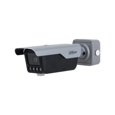 Cámara IP LPR 4 MP con lente motorizado 2.7-12mm y 4 iluminadores de 10m. Incluye IA WizMind, lectura de placas hasta 80 km/h, detección de vehículos (tipo, color, marca)PoE, WDR, H.265, IP67, E/S de alarma y audio