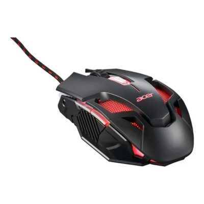 Nitro Mouse NMW105 6400Dpi/Conexión Con Cable / 9 Botones/Diseño ergonomico/Color Black