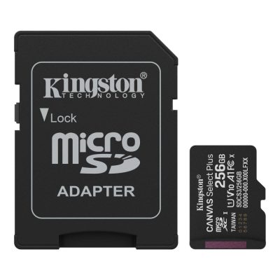 MicroSD 256GB Canvas Select Plus Gen3 150MB/s A1 Card + Adapter